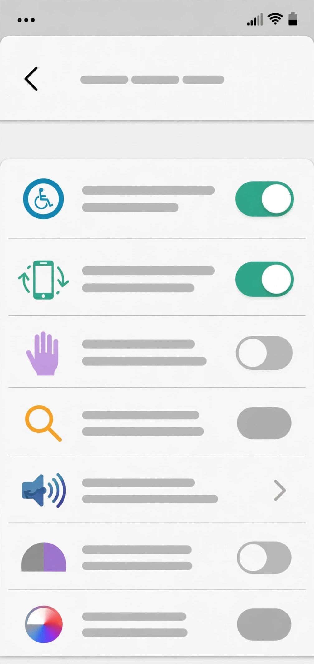 Accessibility auto-rotate screen setting to check when android screen rotation not working