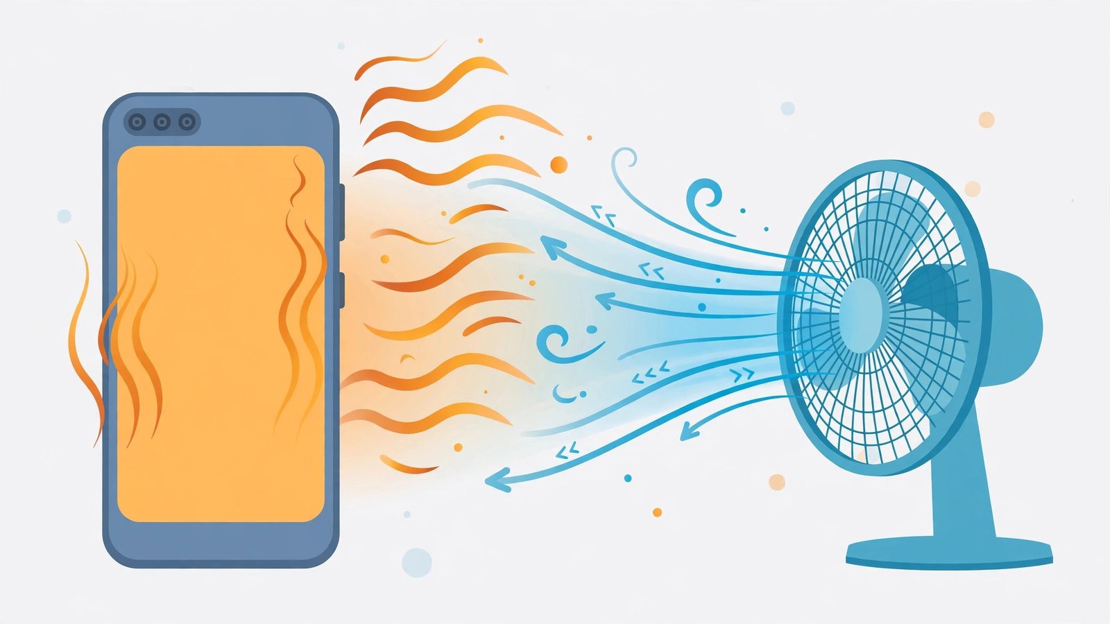 A hot phone being cooled down — android fast charging not working fix guide