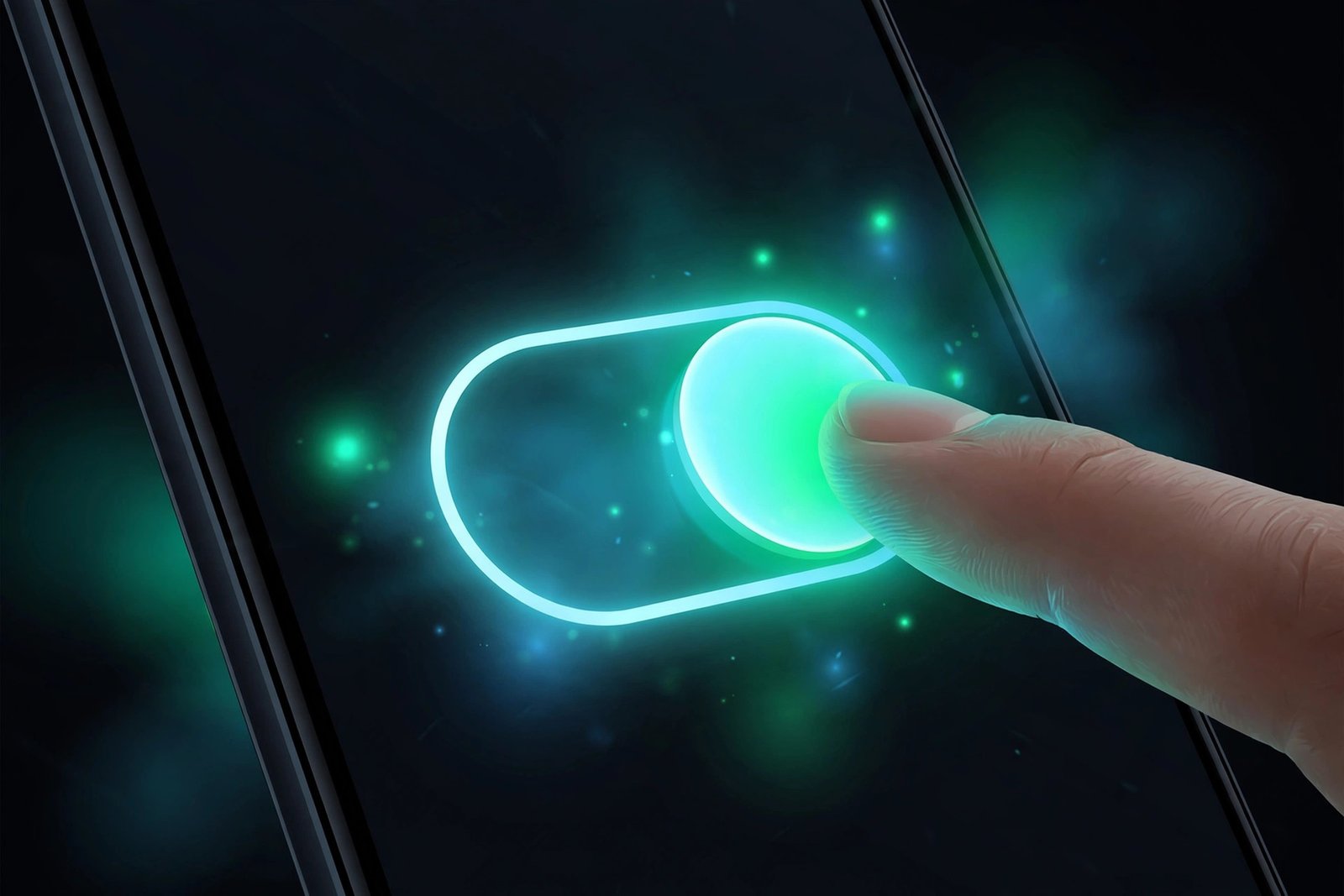 Toggling the hotspot switch to fix android hotspot connected but no internet