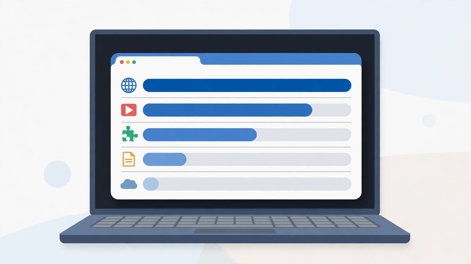 Chrome's built-in task manager sorted by memory use — chrome high memory usage fix fix guide