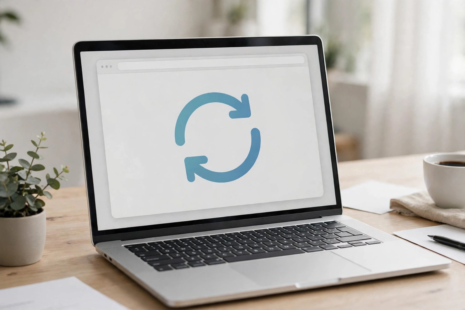 Browser refresh illustration for the elementor editor not loading fix