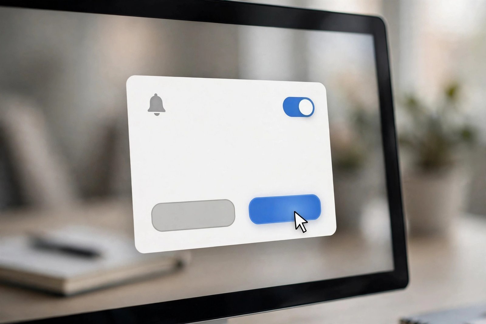 Browser notification permission dialog with an allow toggle, a key step for fixing Gmail notifications not working