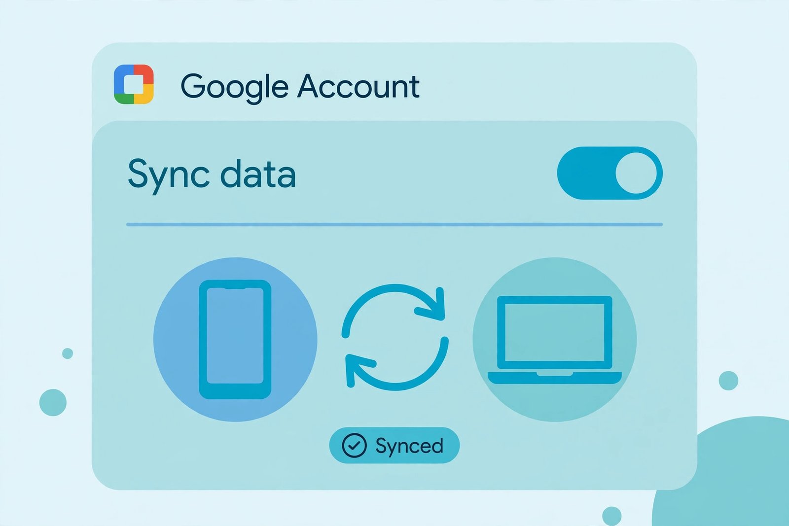 Chrome bookmarks not syncing — verifying that sync data is being saved in the Google Account
