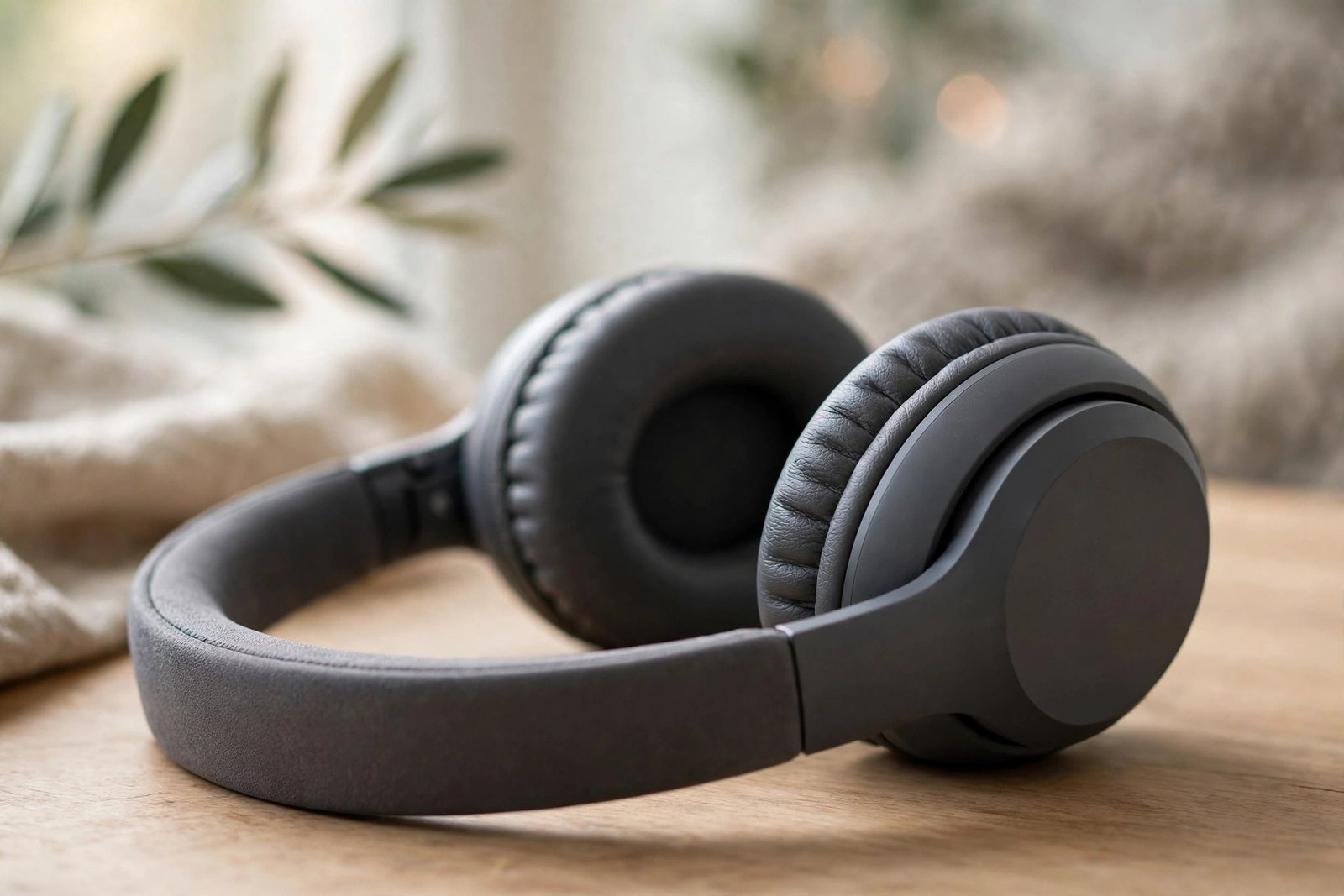 Windows 11 Bluetooth not working with headphones — close-up of wireless Bluetooth headphones