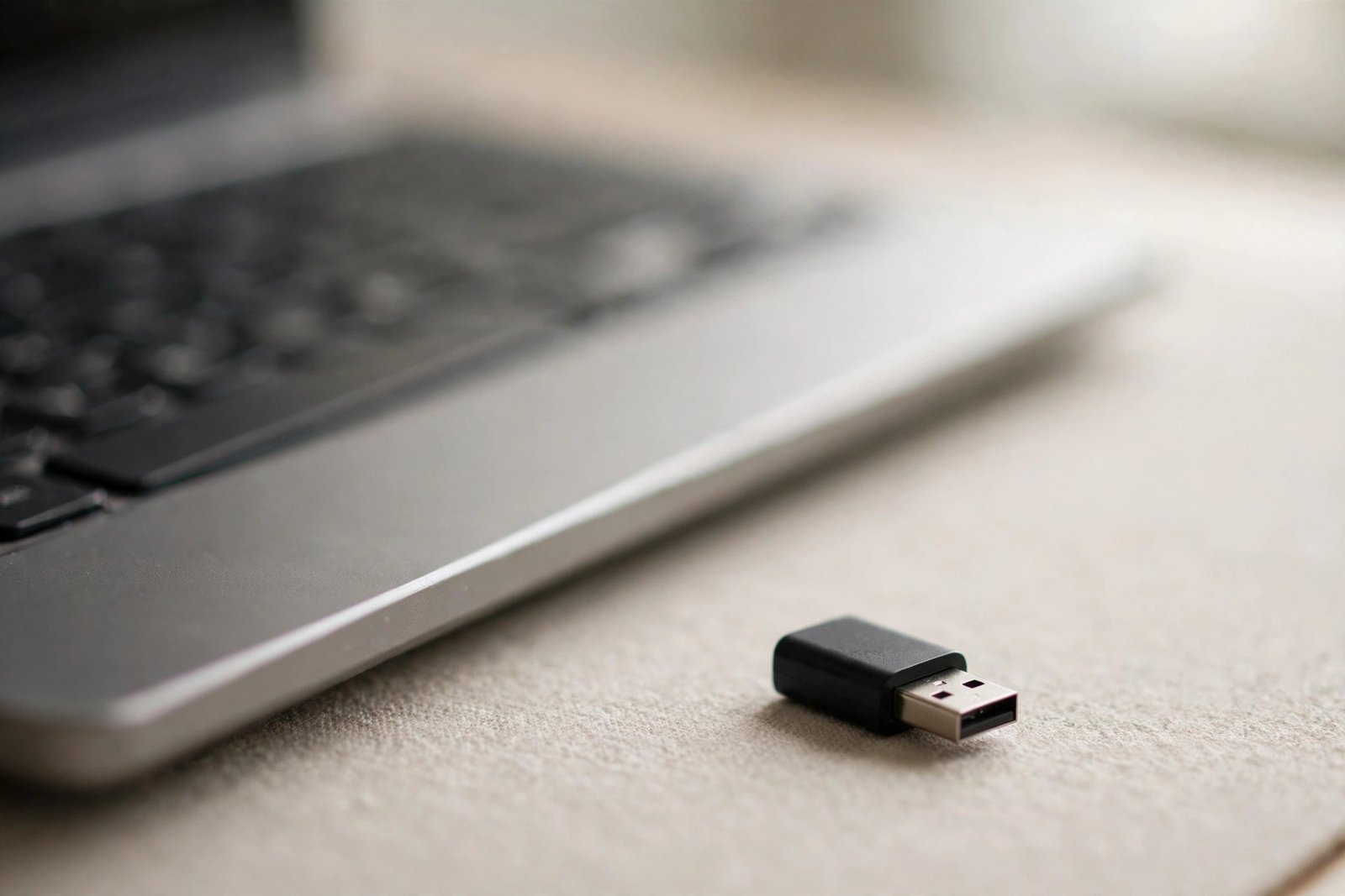 Windows 11 Bluetooth not working even after software fixes — a small USB Bluetooth adapter dongle