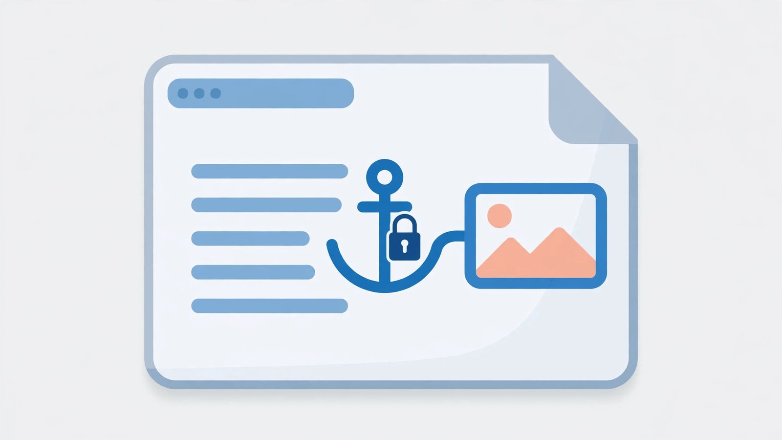 An anchor icon locking a picture to a paragraph in Word — microsoft word images moving around fix guide