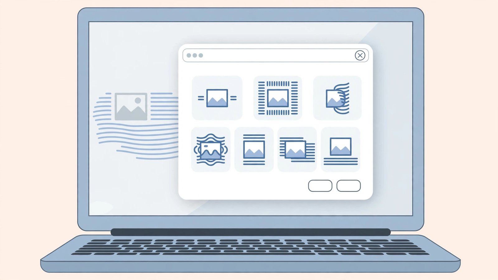 The Layout Options popup with text wrapping choices — microsoft word images moving around fix guide
