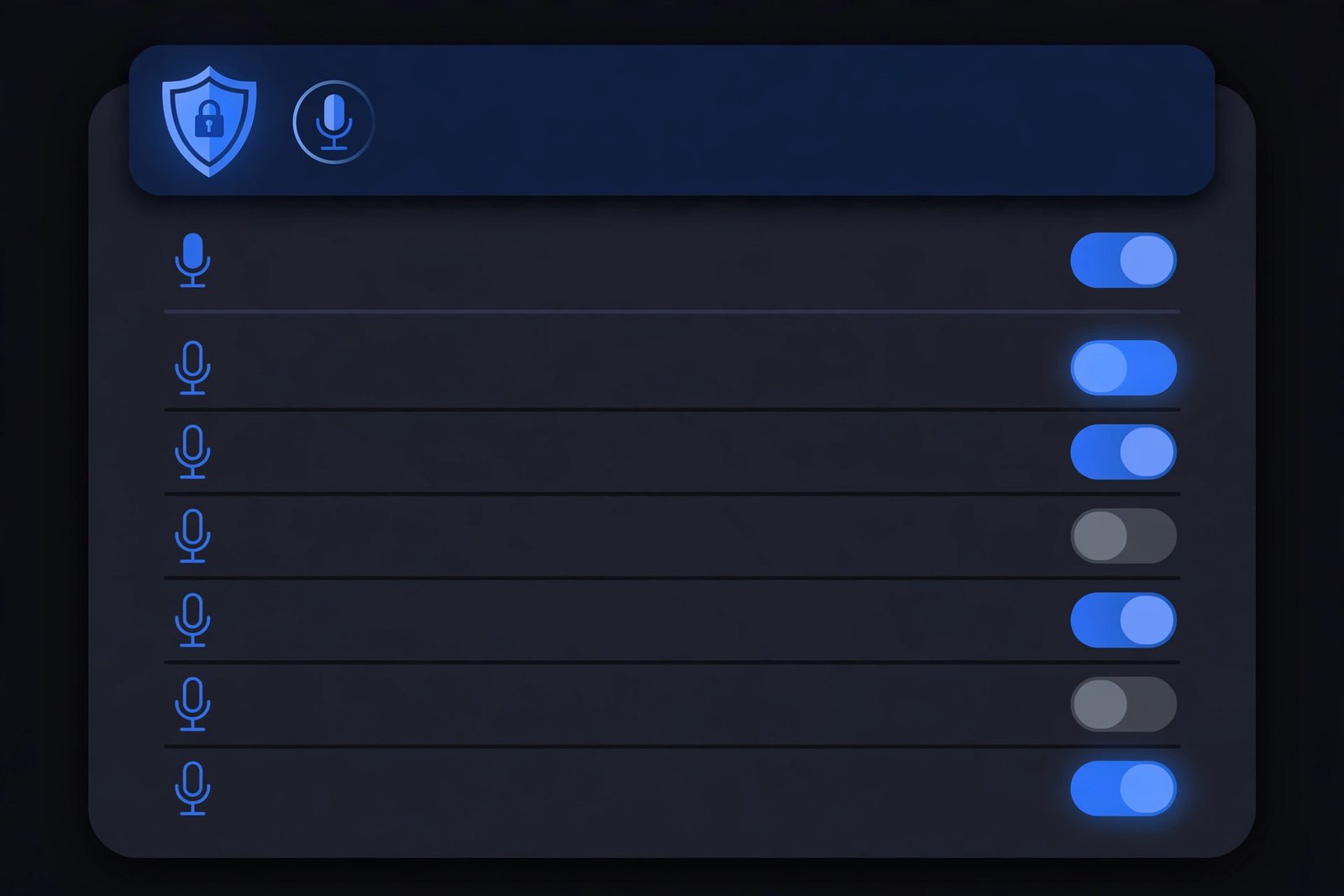 Windows microphone privacy settings screen — a common cause of the Microsoft Teams microphone not working issue