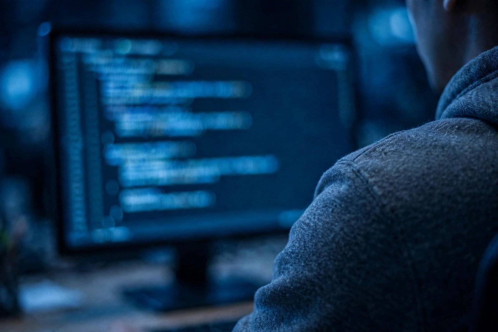Code editor showing a configuration file while checking credentials to fix a wordpress database connection error